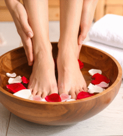 Rose Petal Pedicure